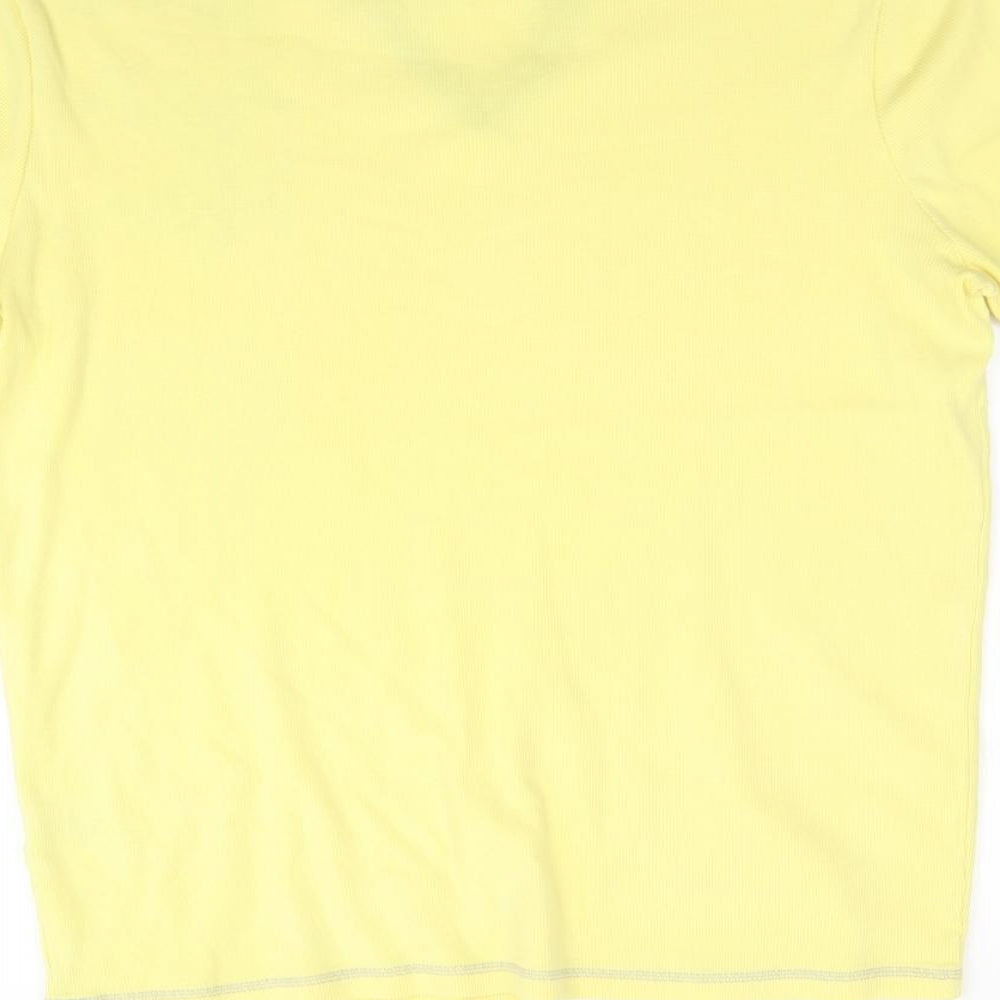 Burton Mens Yellow    T-Shirt Size L