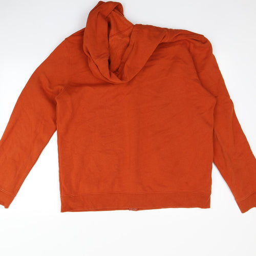 Matalan Mens Orange   Full Zip Hoodie Size XL