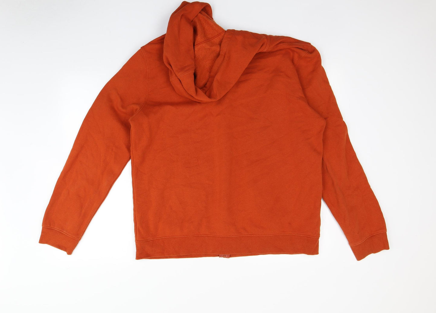 Matalan Mens Orange   Full Zip Hoodie Size XL