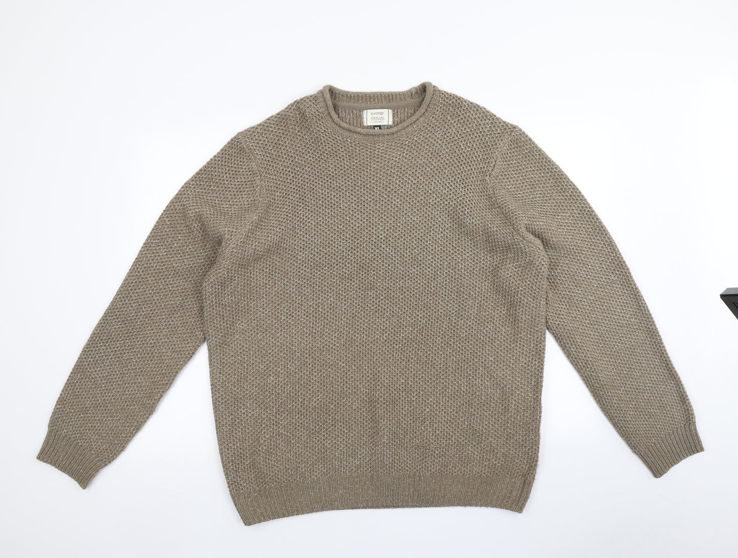 George Mens Brown   Pullover Jumper Size XL