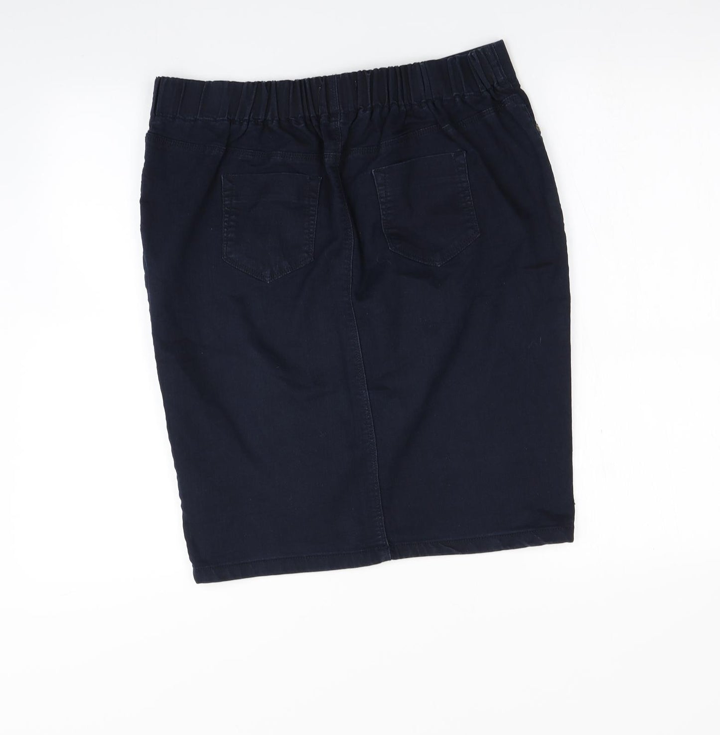 Papaya Womens Blue   Straight & Pencil Skirt Size 16