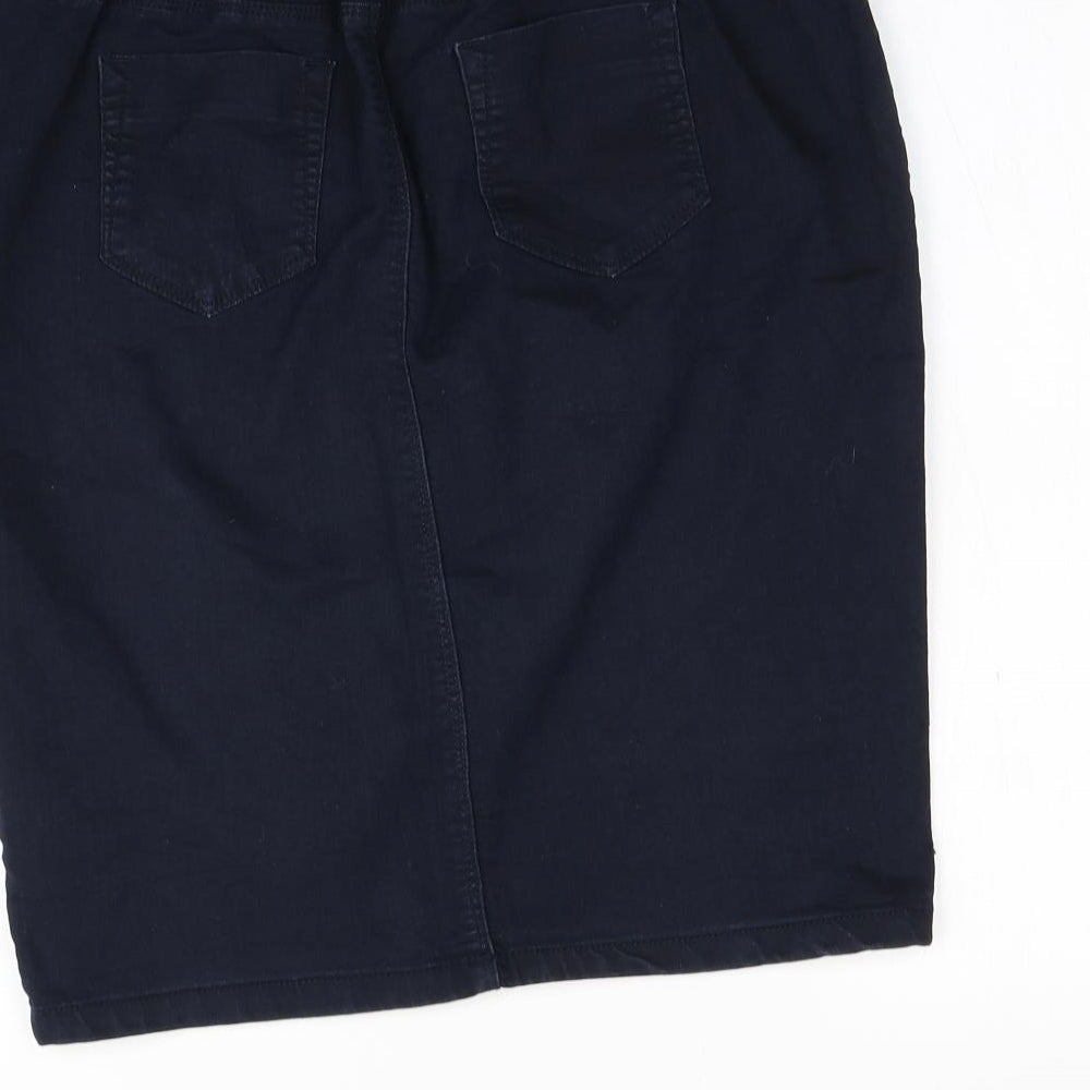 Papaya Womens Blue   Straight & Pencil Skirt Size 16