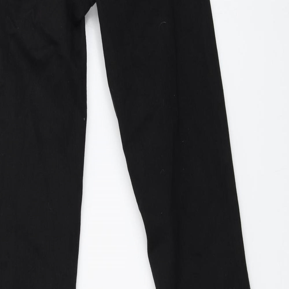 Primark Womens Black   Flared Jeans Size 8 L32 in