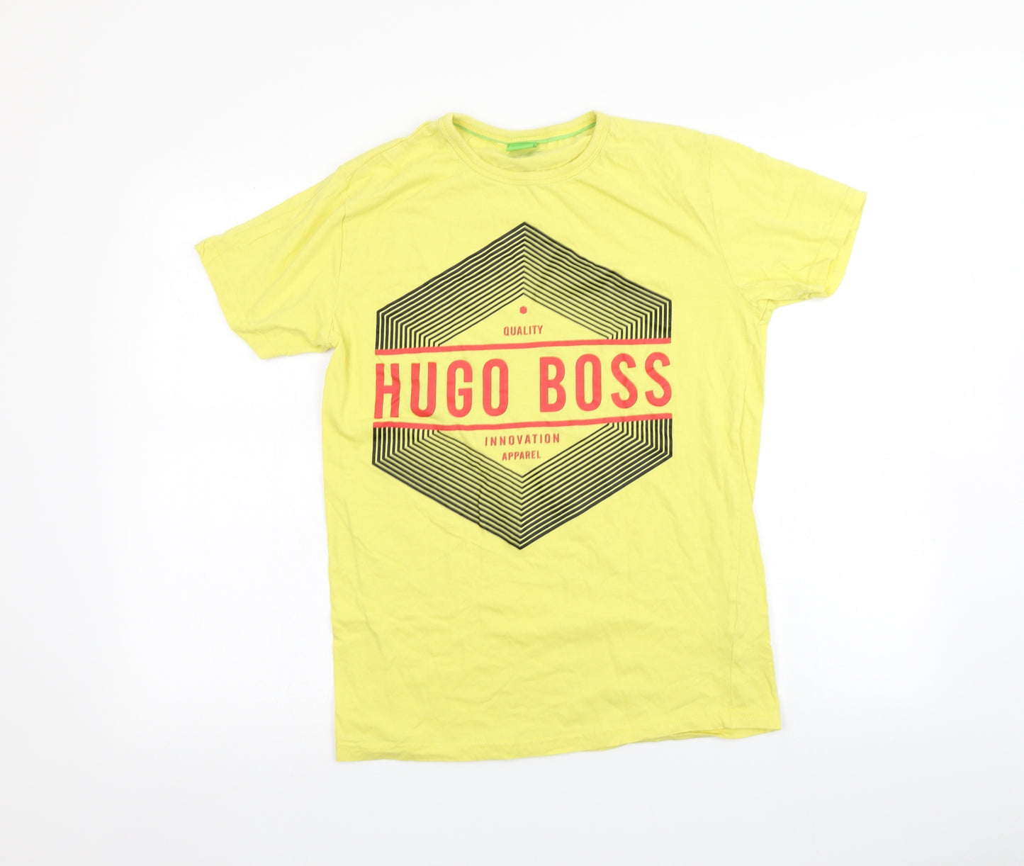 HUGO BOSS Mens Yellow    T-Shirt Size M