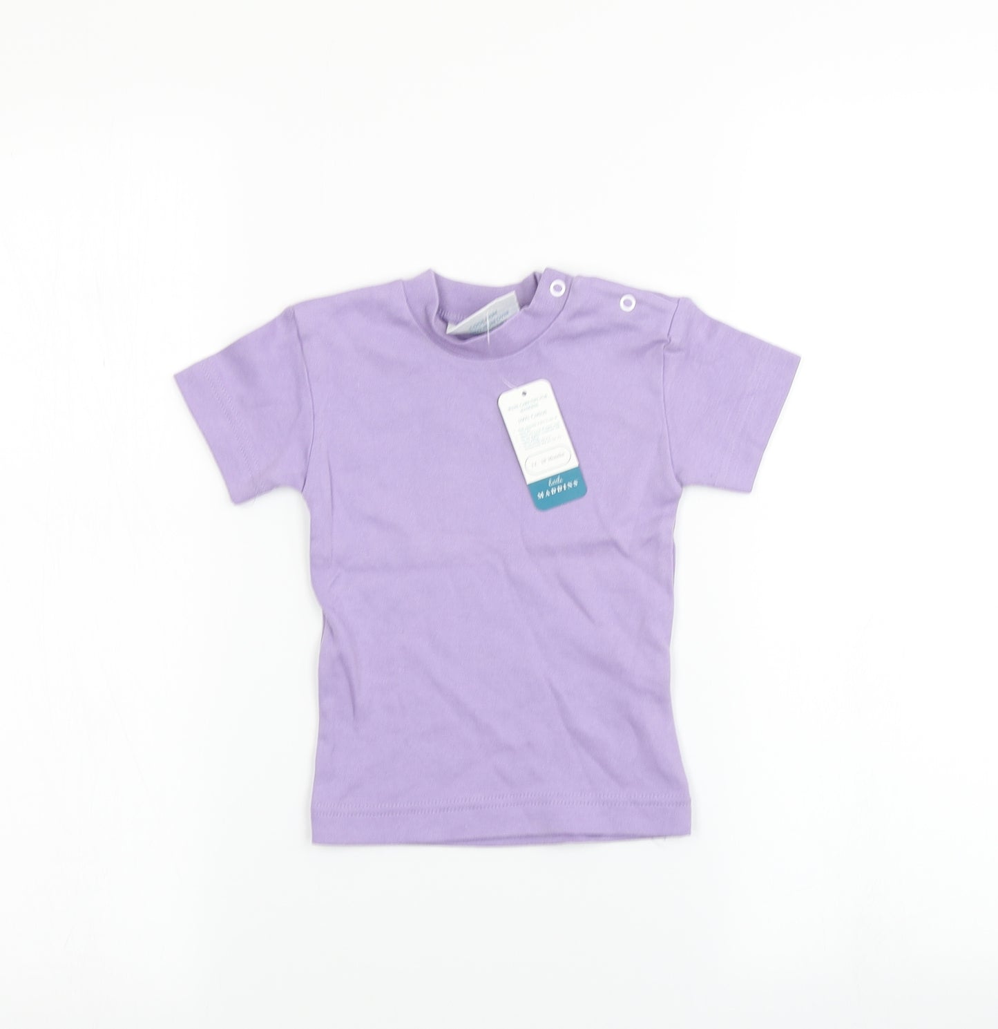 MAddins Baby Purple   Basic T-Shirt Size 12-18 Months