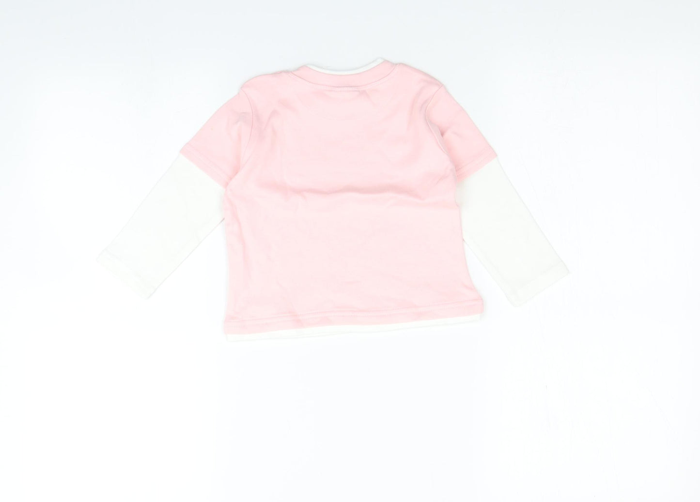 Babybugz  Pink   Basic T-Shirt Size 12-18 Months