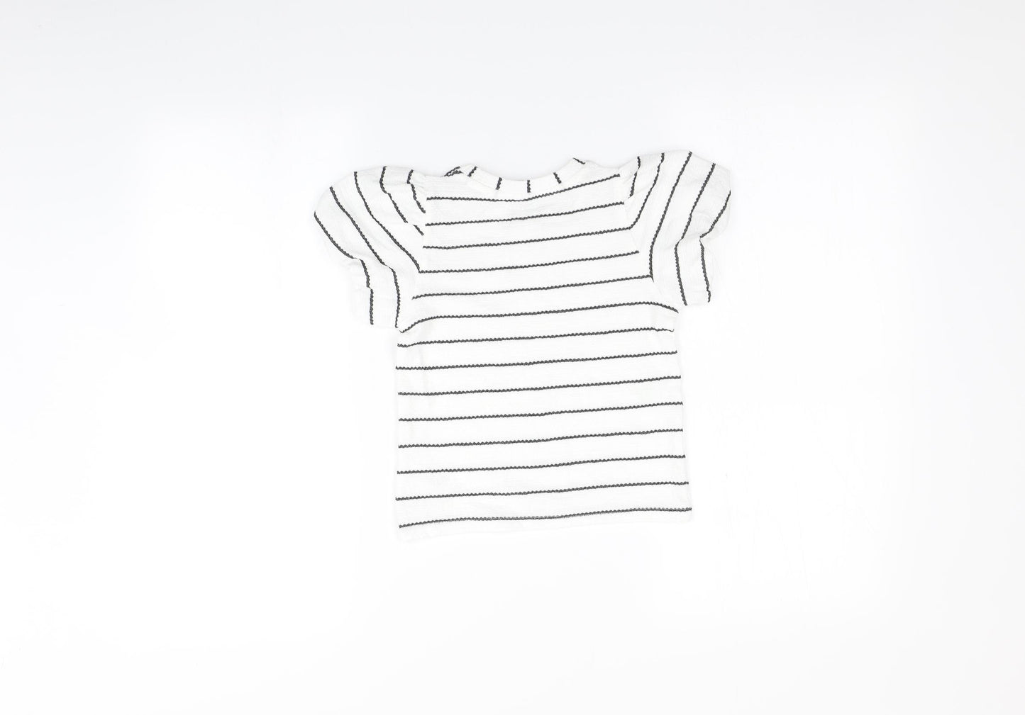 TU Girls Multicoloured Striped  Basic T-Shirt Size 4 Years