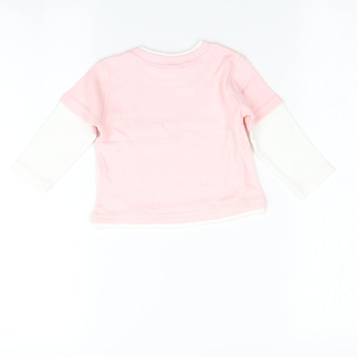 babybugz Baby Pink   Basic T-Shirt Size 12-18 Months