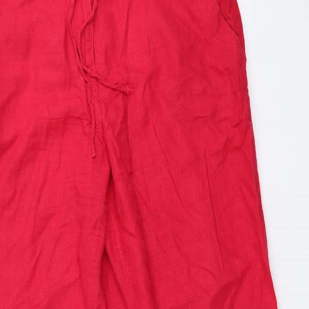 NEXT Womens Red   Trousers  Size 14 L30 in