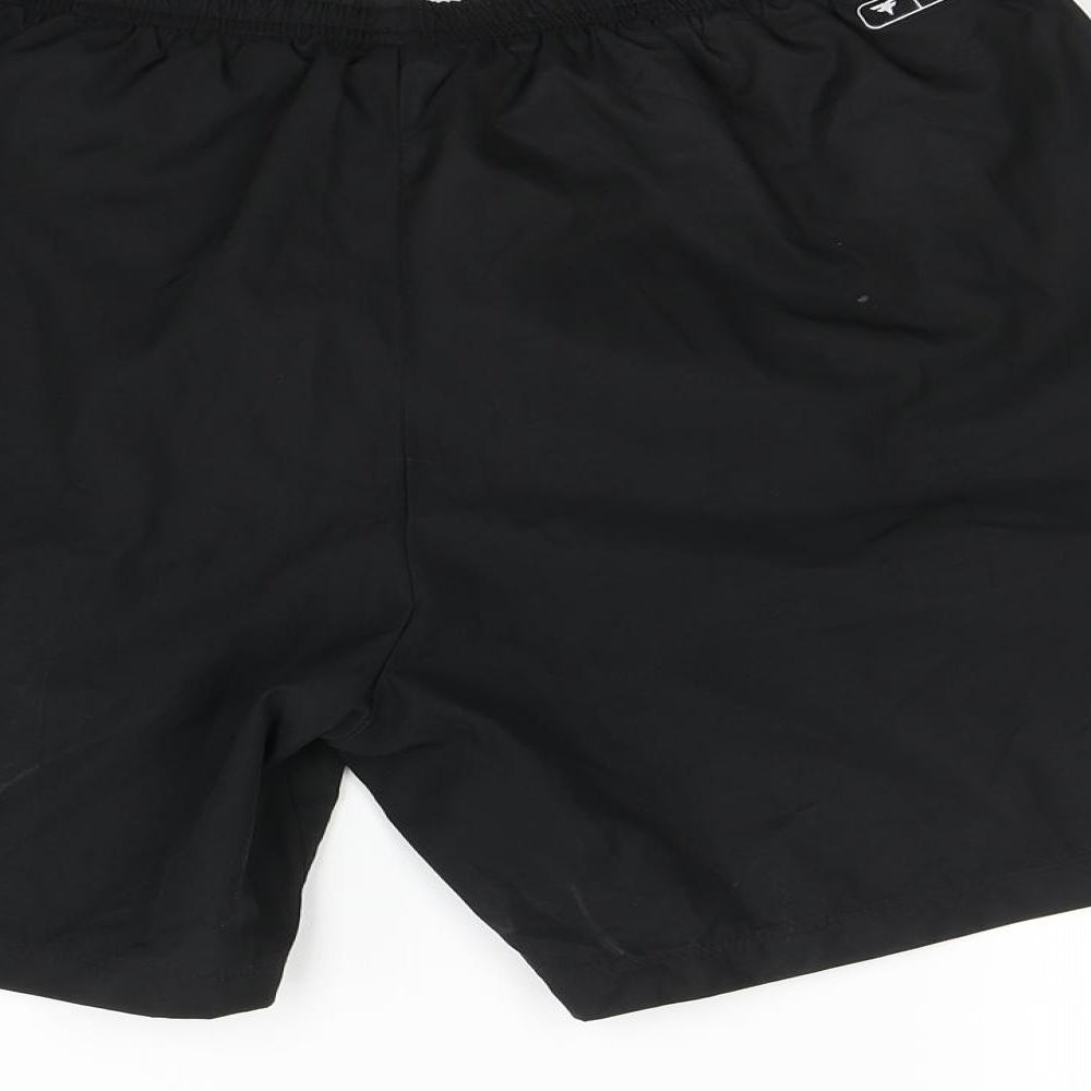 Fitfam Mens Black   Sweat Shorts Size M