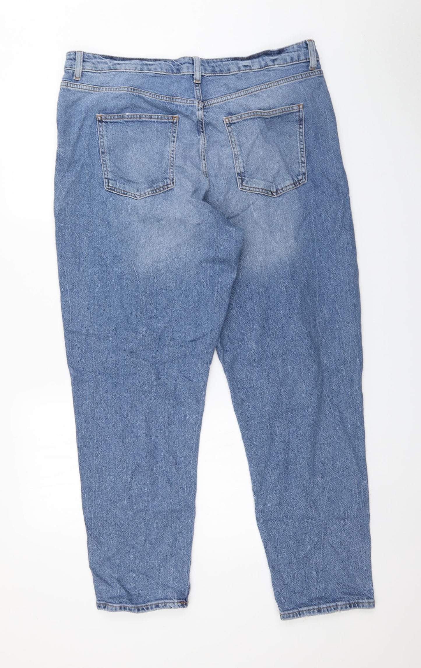 New Look Womens Blue   Mom Jeans Size 18 L30 in