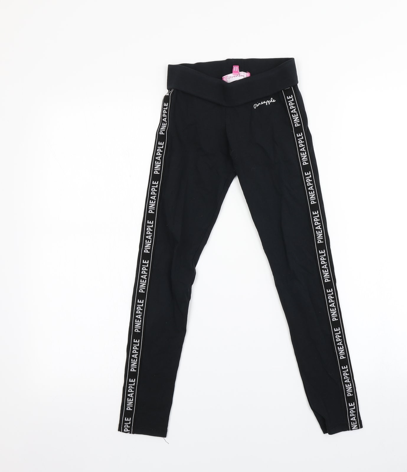 Pineapple Girls Black   Jegging Trousers Size 9 Years - Legging