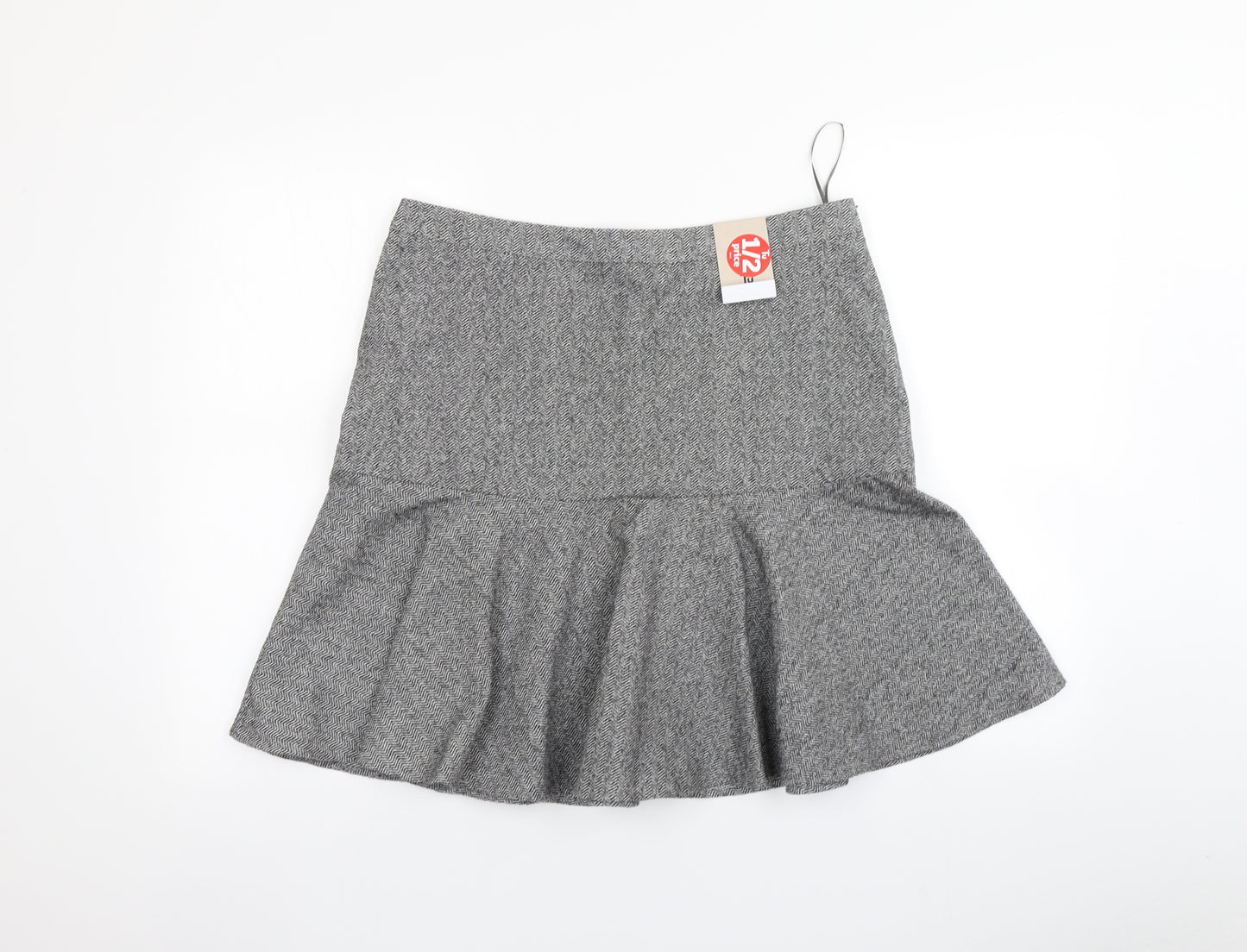 TU Womens Grey   Pleated Skirt Size 14