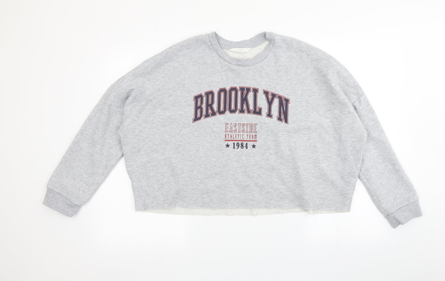 Primark Womens Grey   Pullover Jumper Size M  - Brooklyn