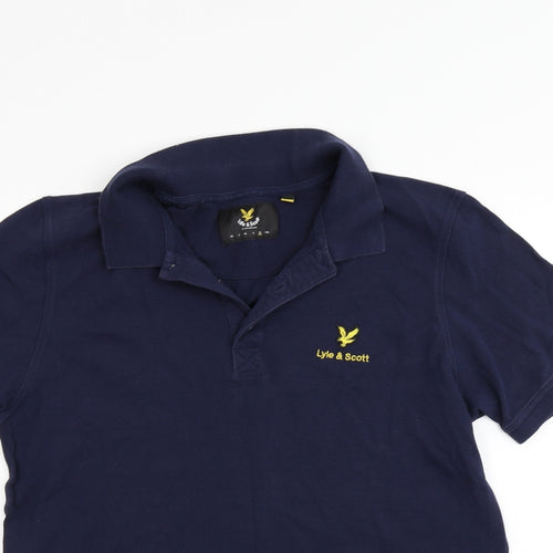 Lyle and scott Mens Blue    Polo Size XL