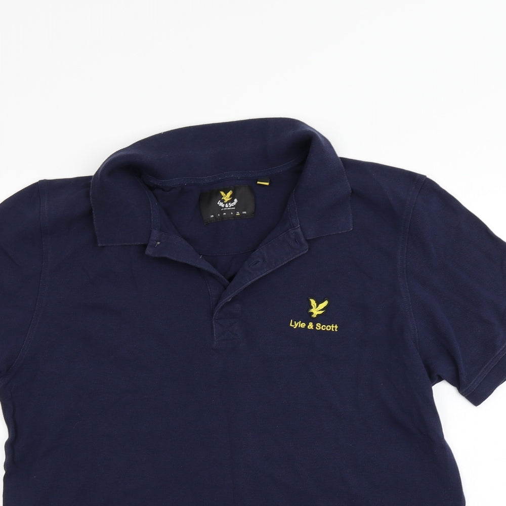 Lyle and scott Mens Blue    Polo Size XL