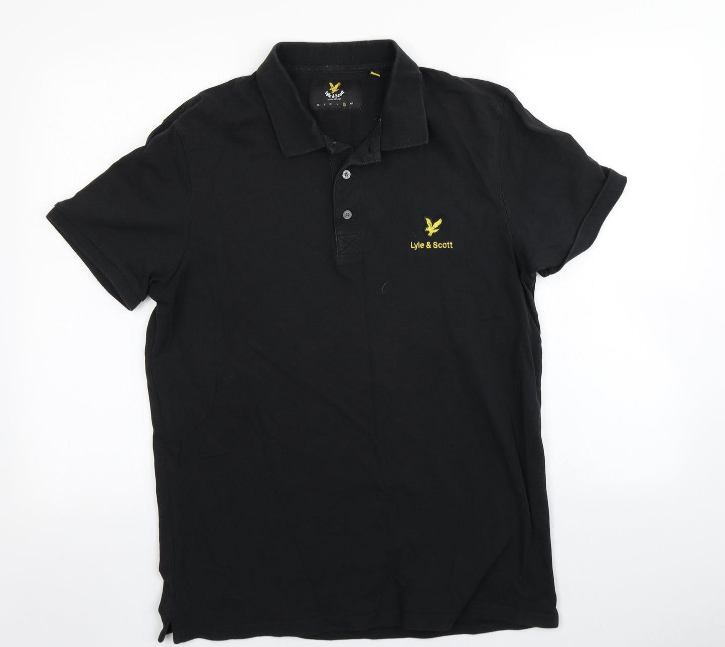 lyle and scott Mens Black    Polo Size XL