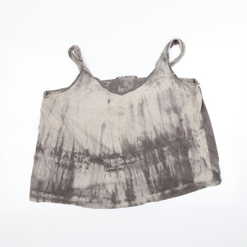 Evans Womens Brown   Camisole T-Shirt Size 20