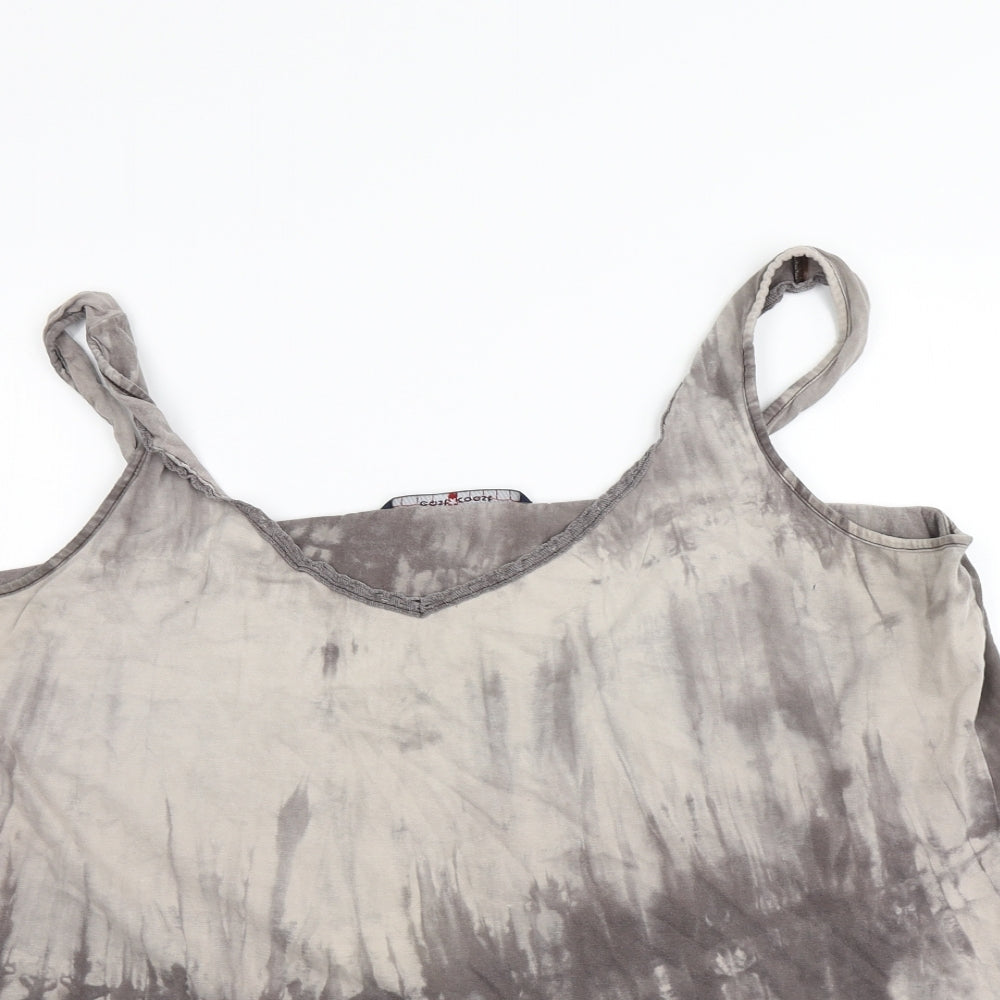 Evans Womens Brown   Camisole T-Shirt Size 20