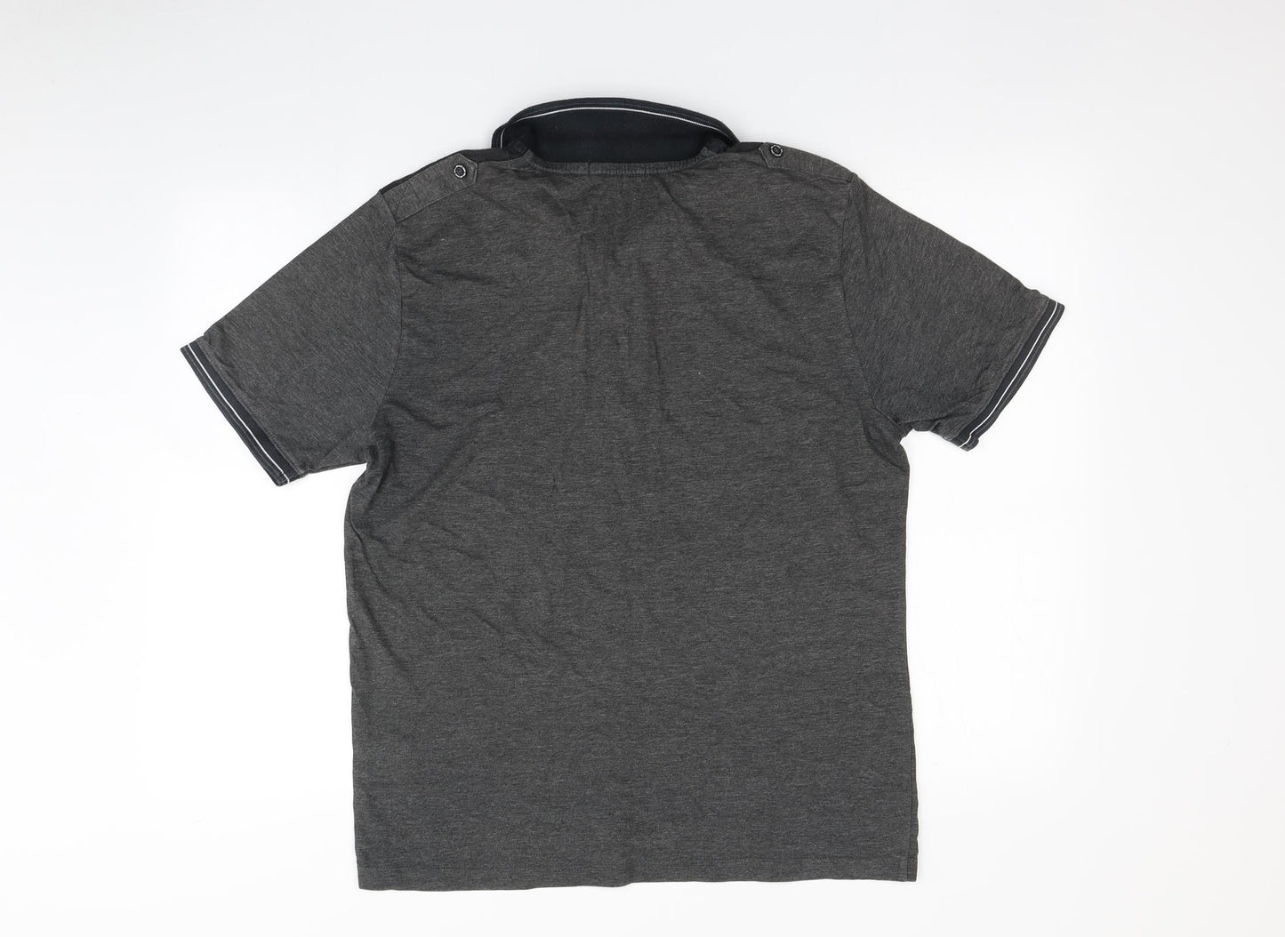 George Mens Grey    Polo Size M