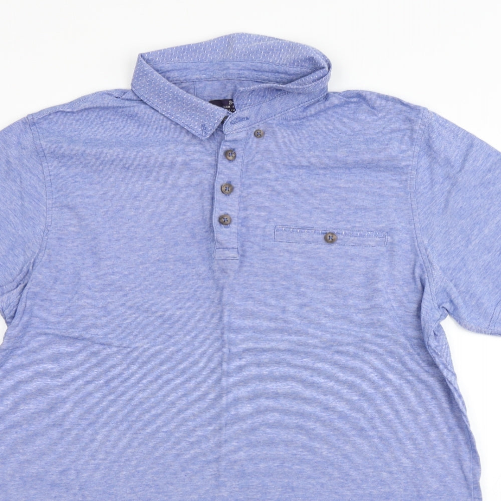 George Mens Blue    Polo Size M