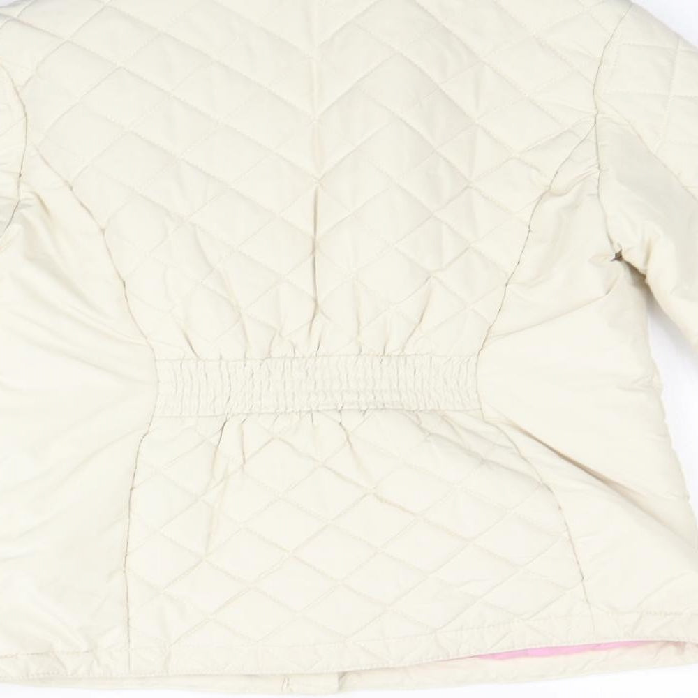 Gap Girls Ivory   Puffer Jacket Coat Size 12 Years