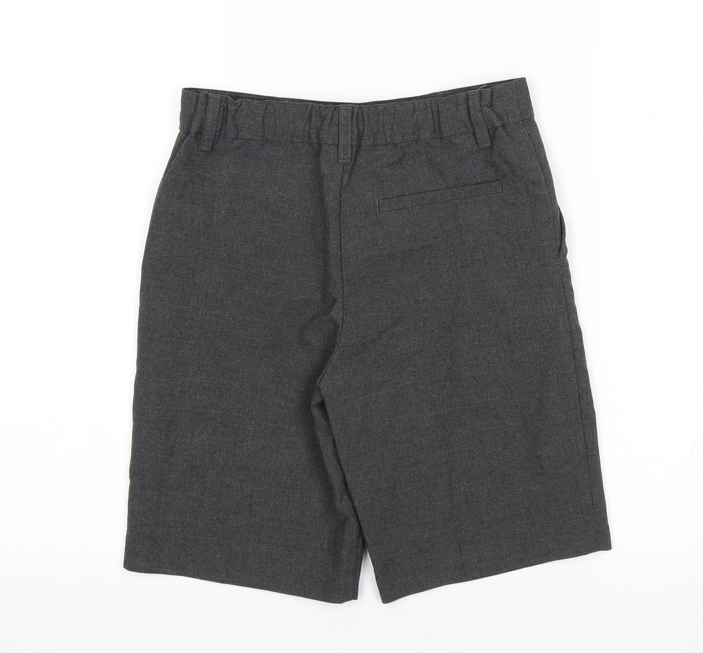 M&S Boys Grey   Bermuda Shorts Size 8-9 Years - School Shorts