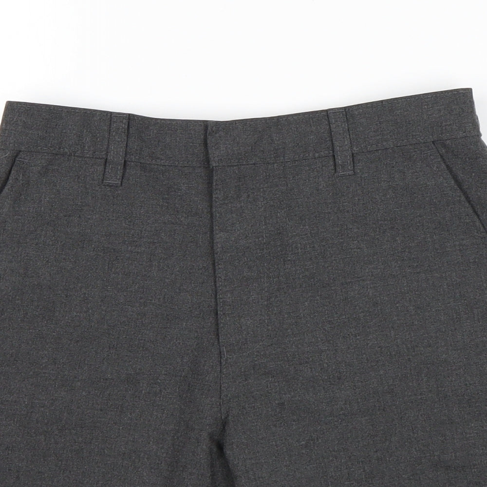 M&S Boys Grey   Bermuda Shorts Size 8-9 Years - School Shorts