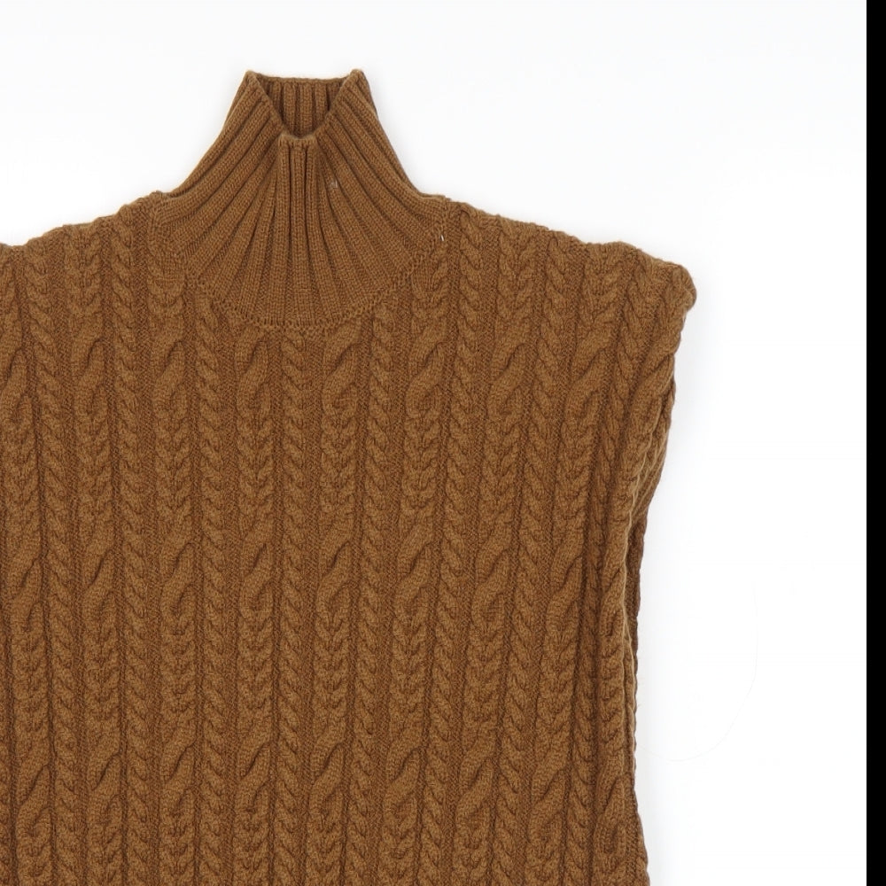 Zara Womens Brown   Vest Jumper Size S