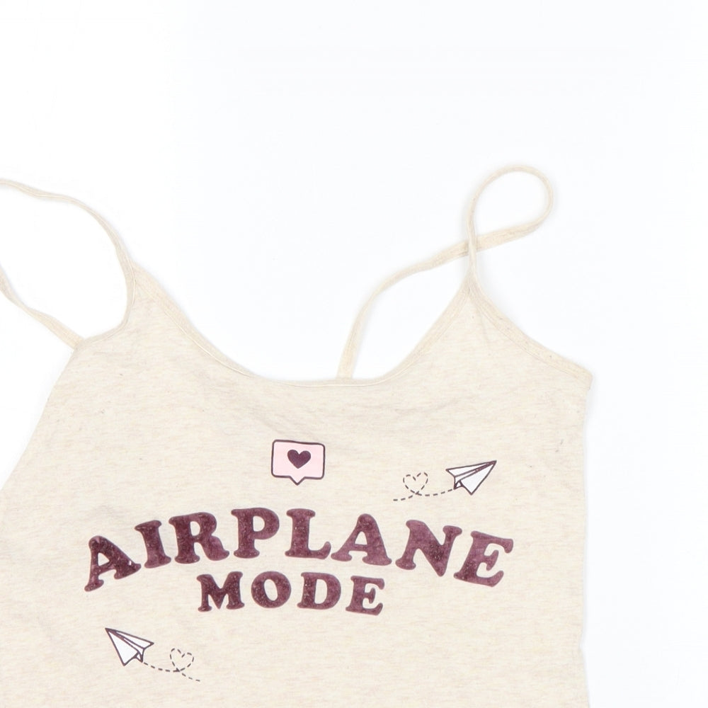 Love To Longe Womens Beige   Top Pyjama Top Size XL
