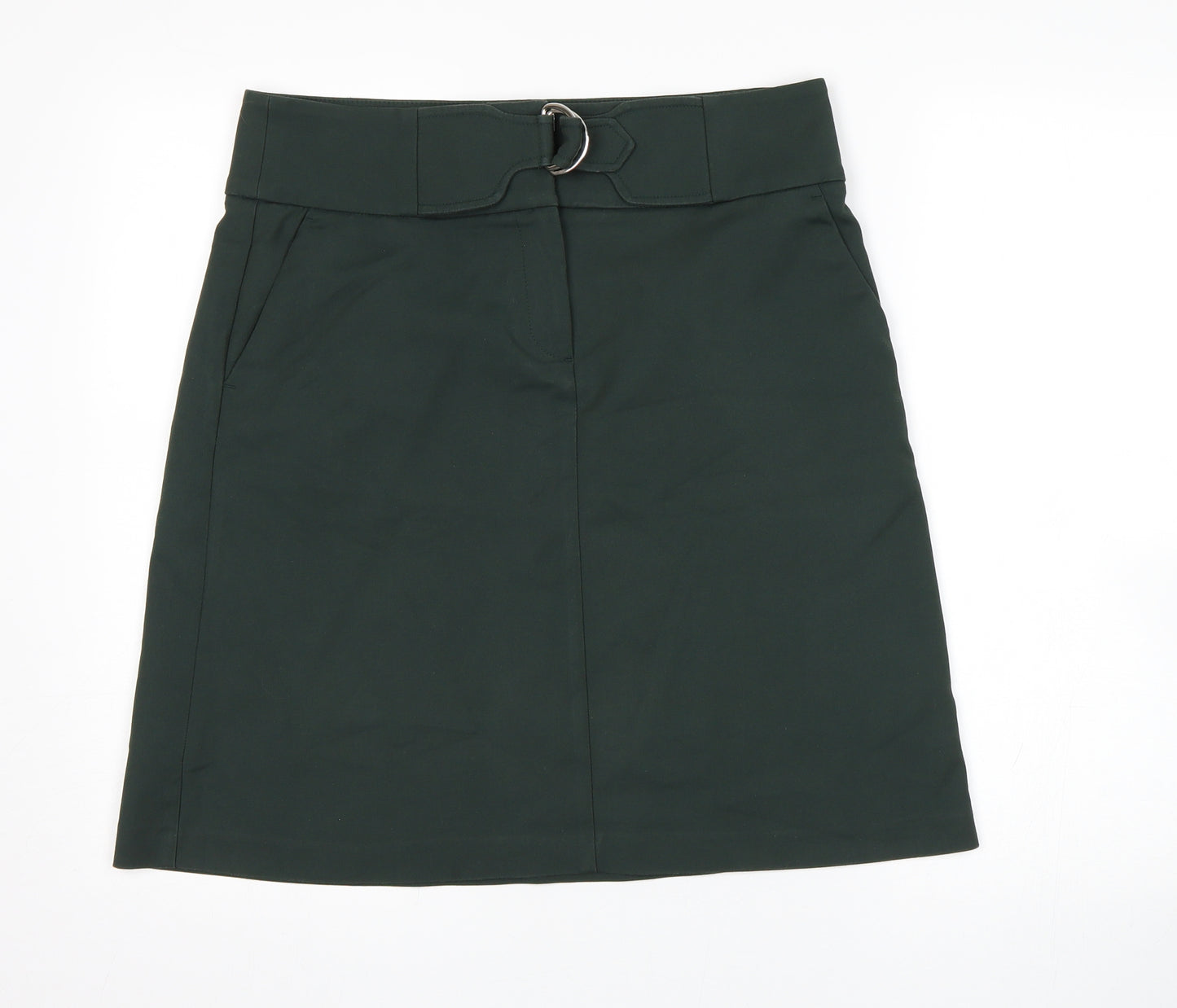 M&S Womens Green   A-Line Skirt Size 12