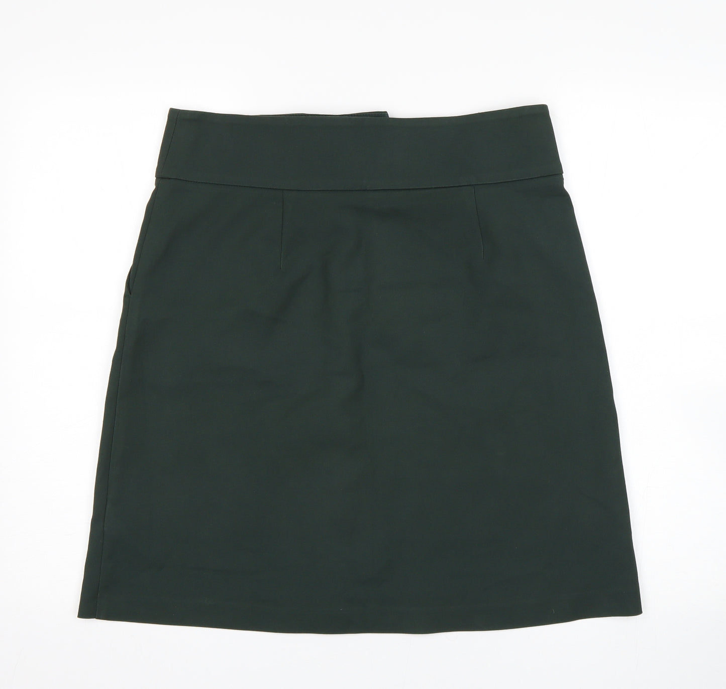 M&S Womens Green   A-Line Skirt Size 12