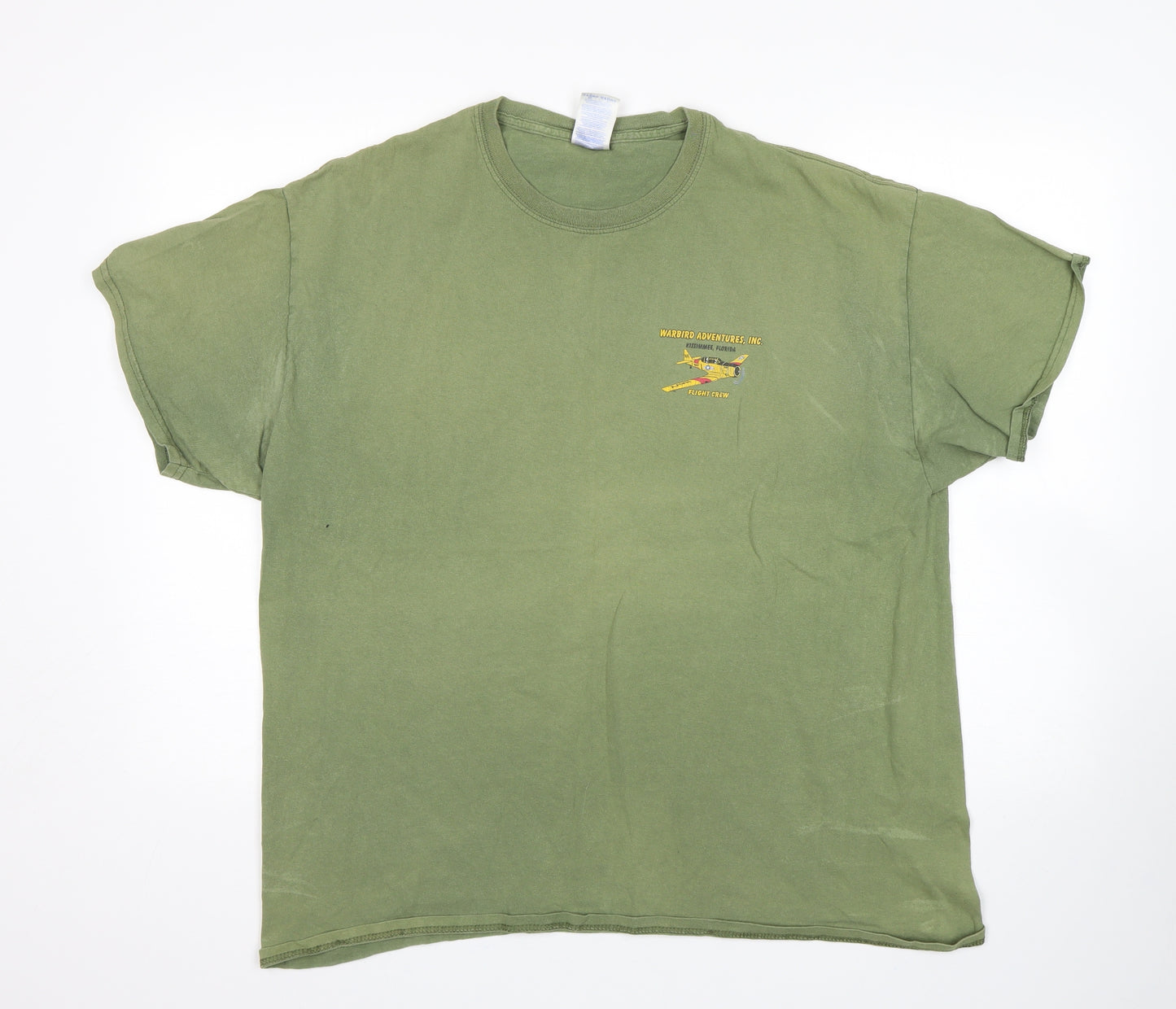 Gildan Mens Green    T-Shirt Size XL