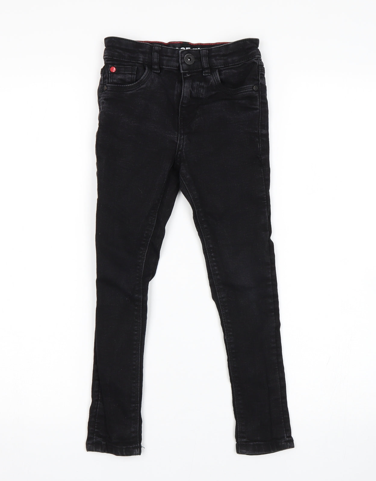 Matalan Boys Black   Skinny Jeans Size 7 Years