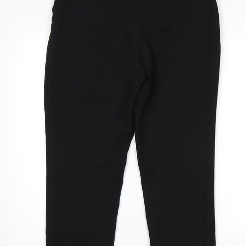Preworn Womens Black   Trousers  Size 32 in L26 in