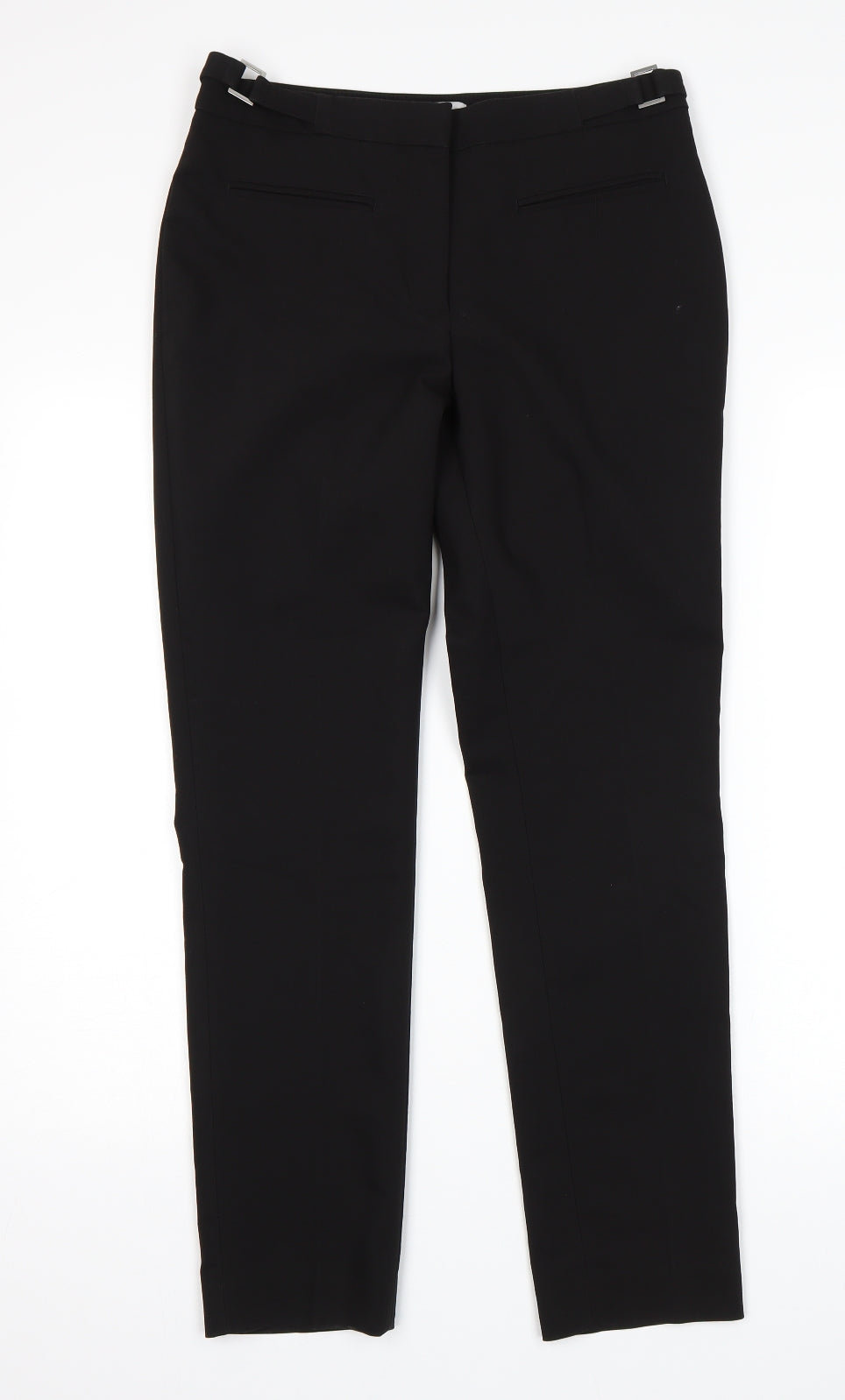 H&M Womens Black   Trousers  Size 8 L29 in