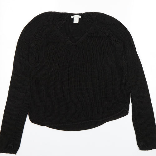 H&M Womens Black   Pullover Jumper Size XS
