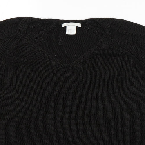 H&M Womens Black   Pullover Jumper Size XS