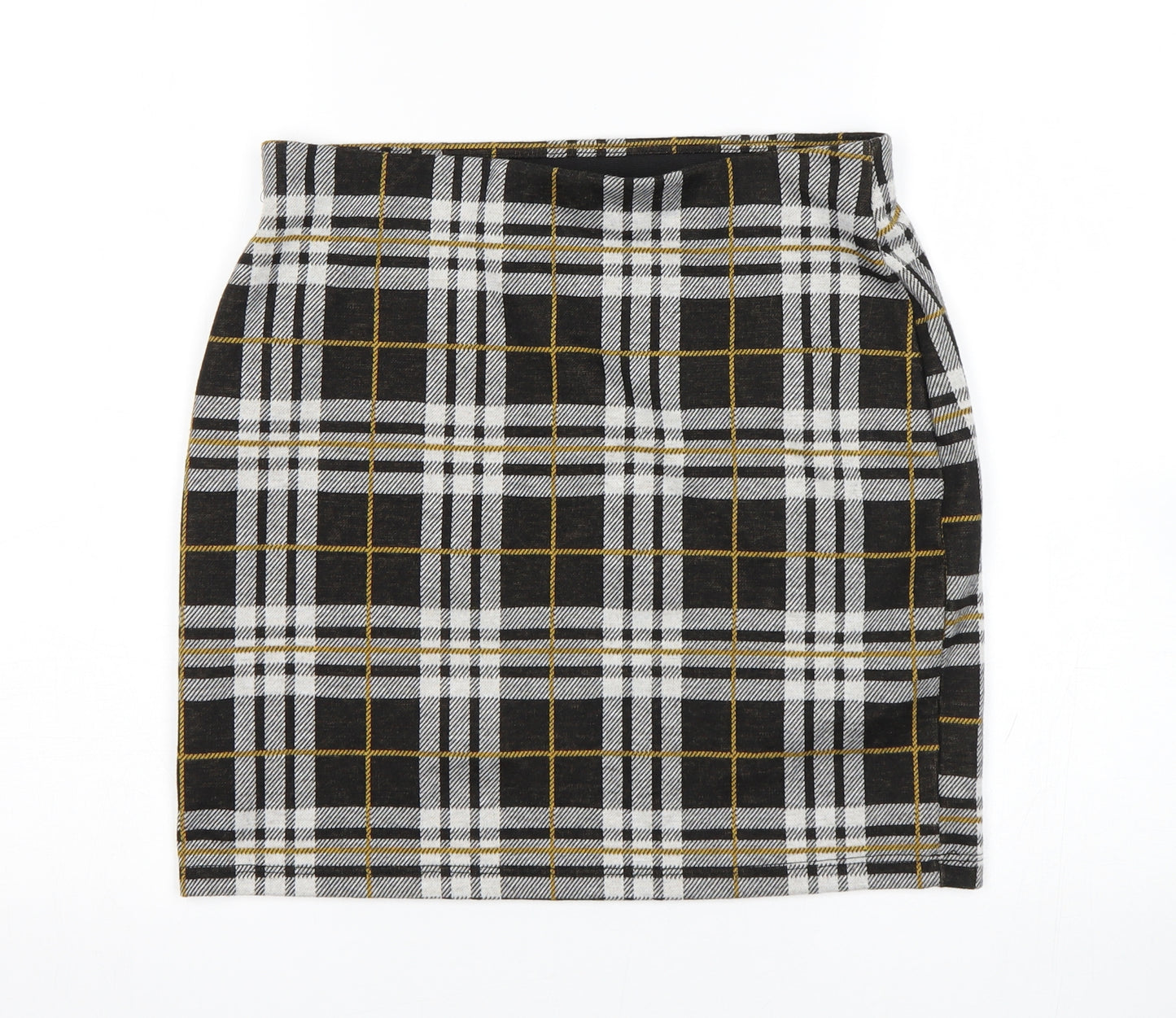 New Look Womens Multicoloured Plaid  Mini Skirt Size 12