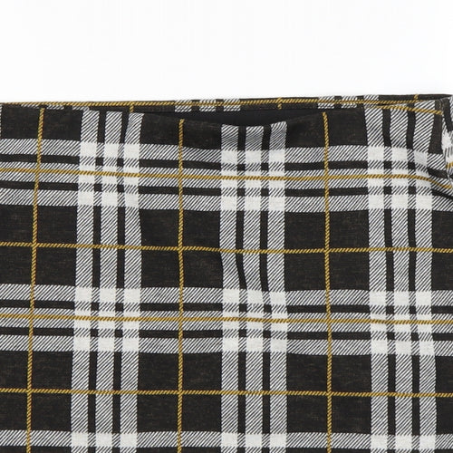 New Look Womens Multicoloured Plaid  Mini Skirt Size 12