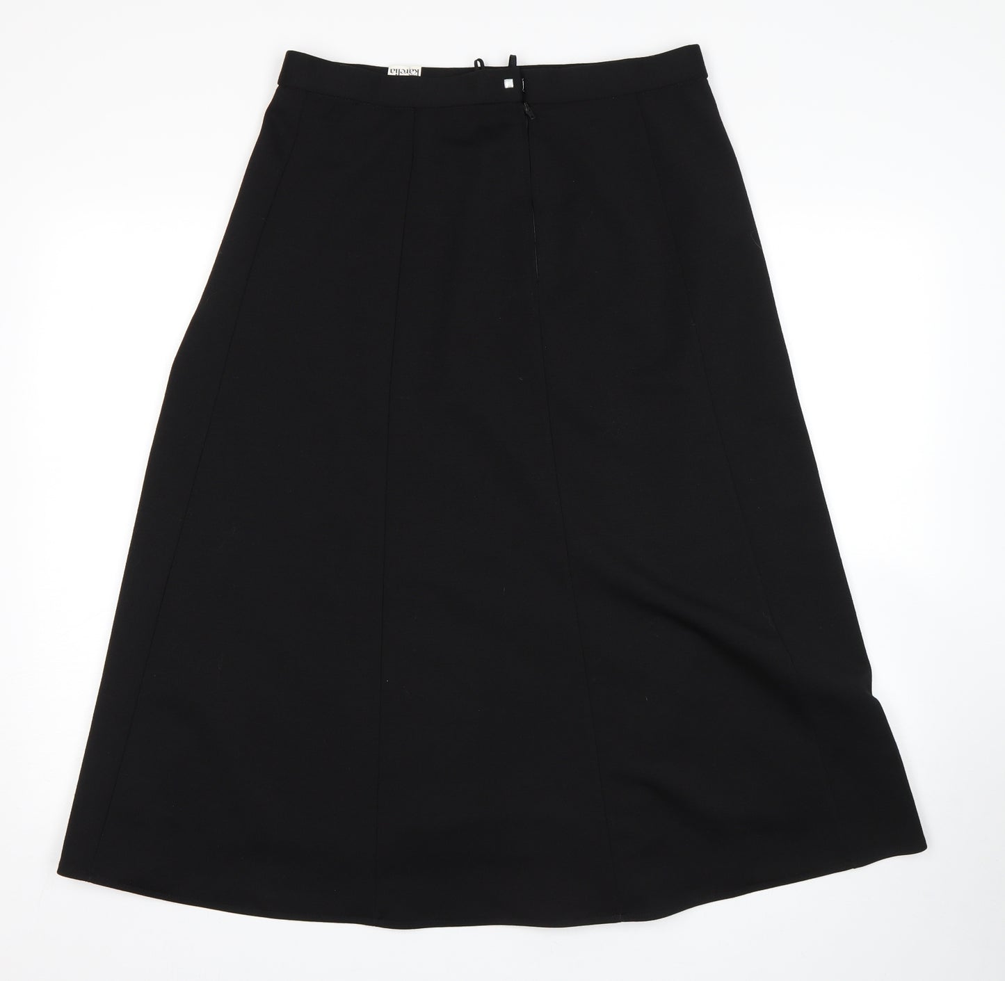 Karelia Womens Black   A-Line Skirt Size 16