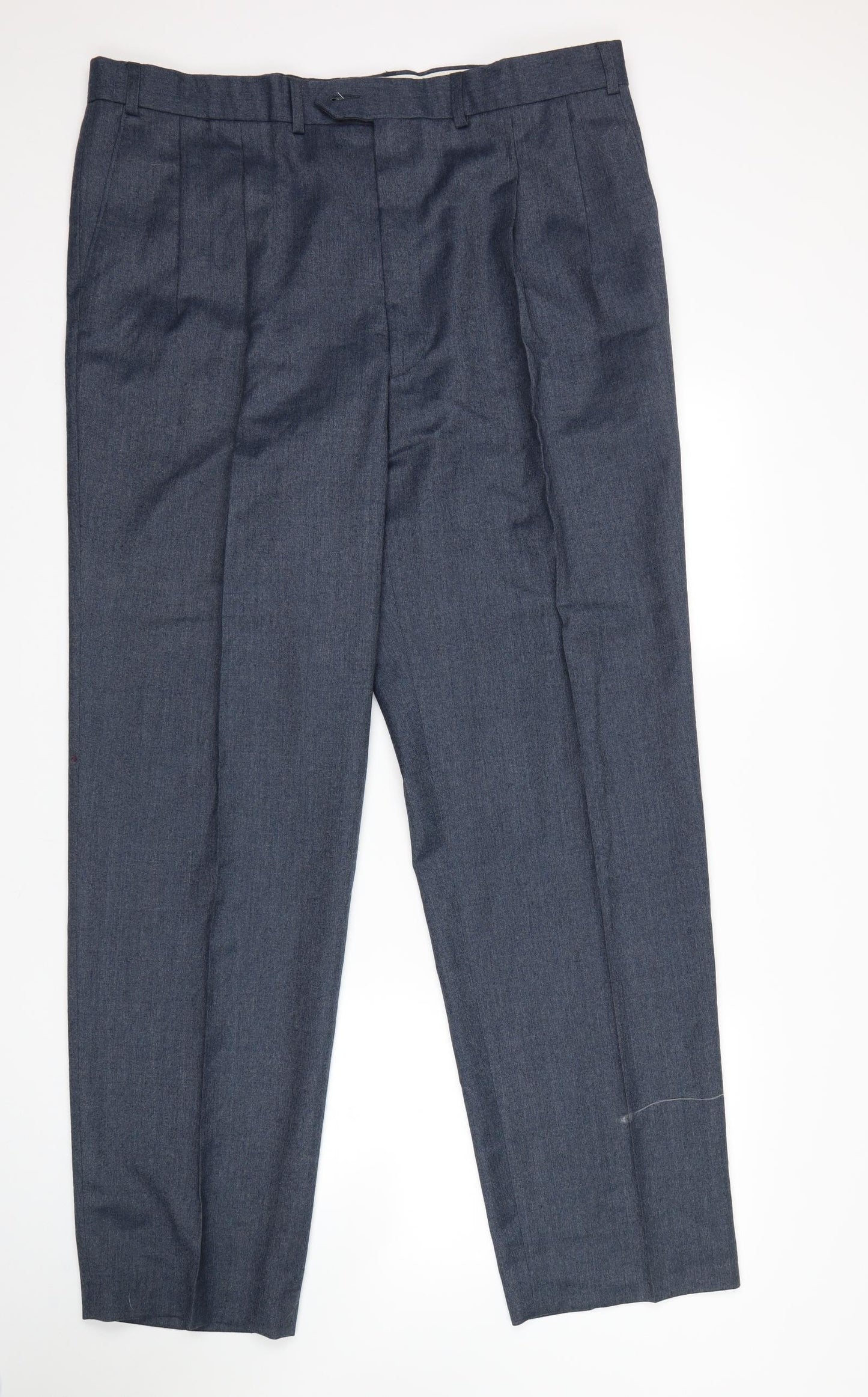 M&S Mens Blue   Trousers  Size 40 L33 in