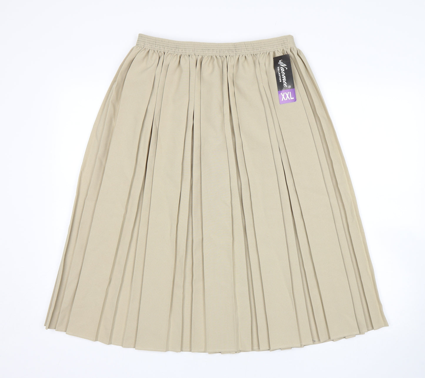 Naomee Womens Beige   Pettiskirt Skirt Size 2XL