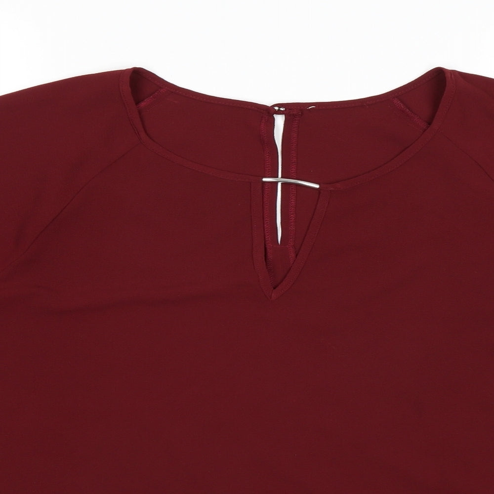 Matalan Womens Red   Basic Blouse Size 12