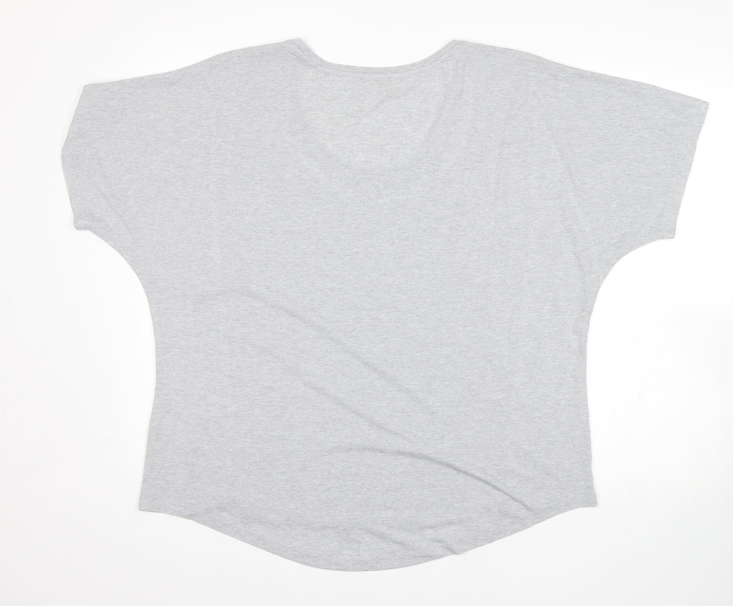 Papaya Womens Grey   Basic T-Shirt Size 18