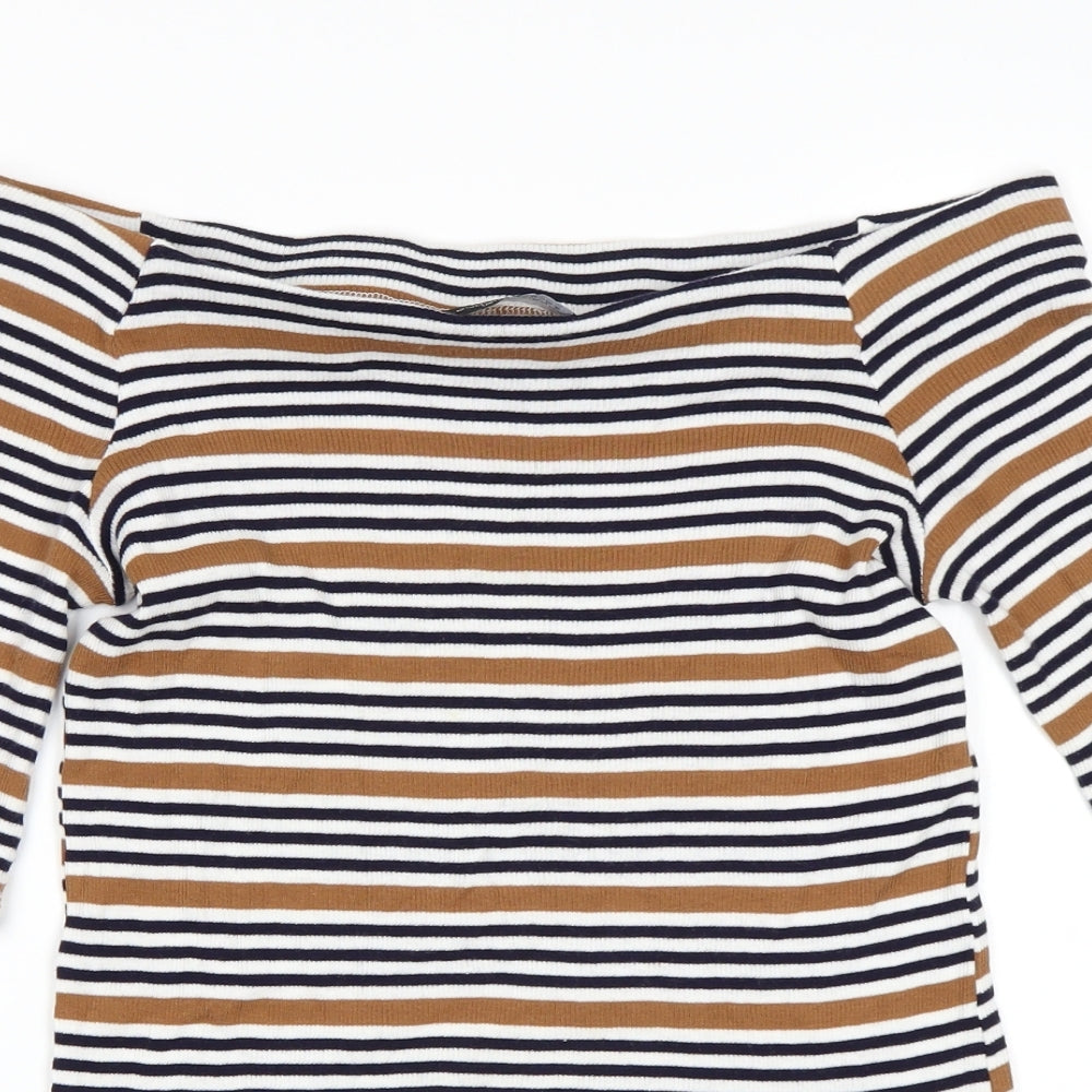 Dorothy Perkins Womens Multicoloured Striped  Pullover Jumper Size 18