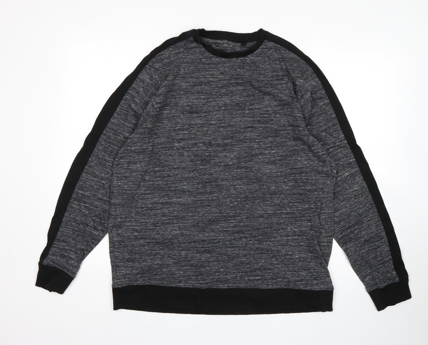 George Mens Grey   Pullover Sweatshirt Size L