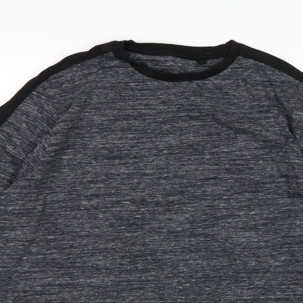 George Mens Grey   Pullover Sweatshirt Size L