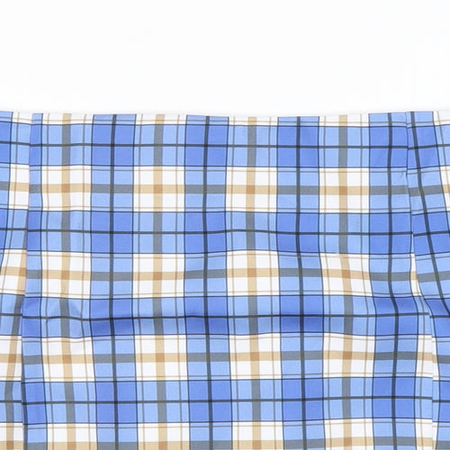 Preworn Womens Multicoloured Plaid  Mini Skirt Size L