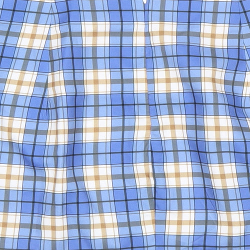 Preworn Womens Multicoloured Plaid  Mini Skirt Size L